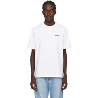 자크뮈스 JACQUEMUS White Les Classiques Le T-Shirt Gros Grain T-Shirt 241553M213005