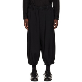 요지 야마모토 YOHJI YAMAMOTO Black Cropped Trousers 241573M191009
