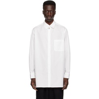 요지 야마모토 YOHJI YAMAMOTO White Pocket Shirt 241573M192008