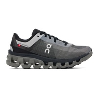 On Black & Gray Cloudflow 4 Sneakers 241585F128014
