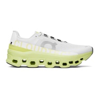 White & Yellow Cloudmonster Sneakers 241585M237009