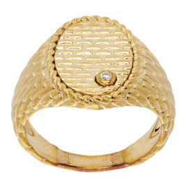 Yvonne Leon Gold Chevaliere Ovale Ring 241590F011006
