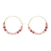 이자벨마랑 Isabel Marant Gold Perfectly Pink Earrings 241600F022001