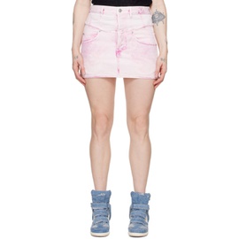 이자벨마랑 Isabel Marant Pink Narjis Denim Miniskirt 241600F090000