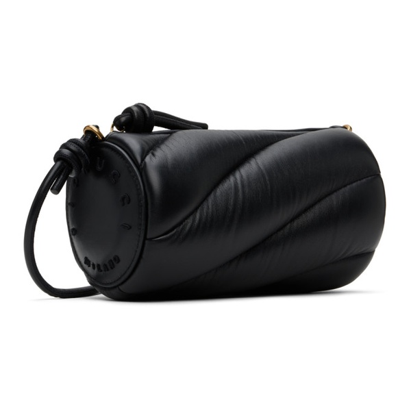  Fiorucci Black Mella Leather Bag 241604M170000