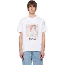 Fiorucci White Legs Polaroid T-Shirt 241604M213007