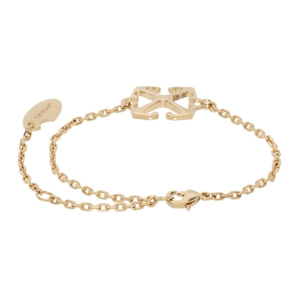  오프화이트 Off-White Gold Arrow Bracelet 241607F020001