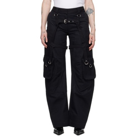 오프화이트 Off-White Black Harness Trousers 241607F087000