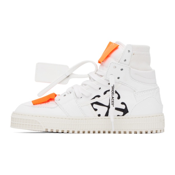  오프화이트 Off-White White & Orange 3.0 Off Court Sneakers 241607F127002