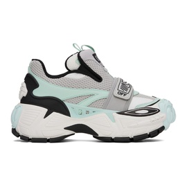 오프화이트 Off-White Blue & Gray Glove Slip On Sneakers 241607F128006