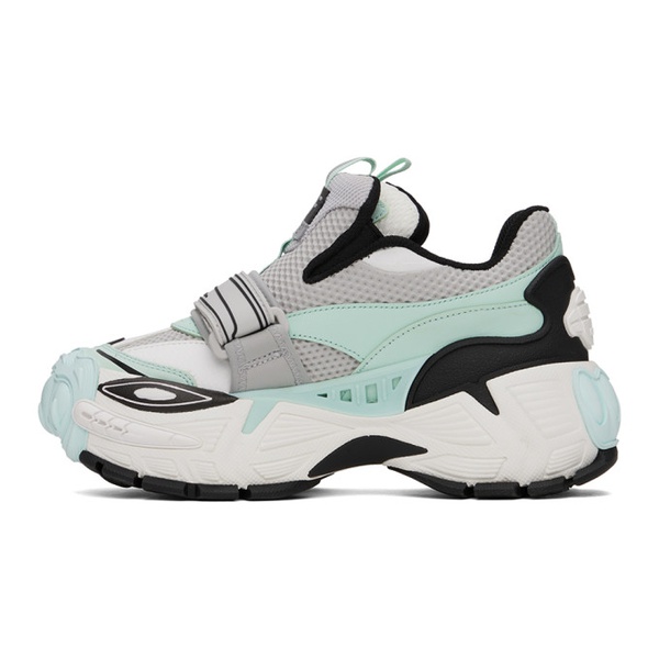  오프화이트 Off-White Blue & Gray Glove Slip On Sneakers 241607F128006