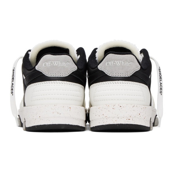  오프화이트 Off-White White & Black Slim Out Of Office Sneakers 241607F128016