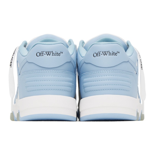  오프화이트 Off-White White & Blue Out Of Office Sneakers 241607F128024