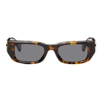 오프화이트 Off-White Brown Fillmore Sunglasses 241607M134022