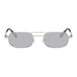 오프화이트 Off-White Silver Vaiden Sunglasses 241607M134026