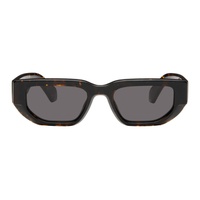 오프화이트 Off-White Brown Greeley Sunglasses 241607M134035