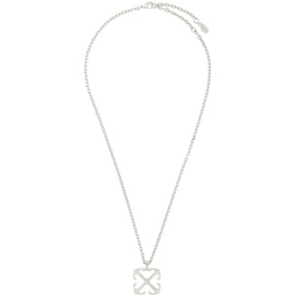 오프화이트 Off-White Silver Arrow Pendant Necklace 241607M145002