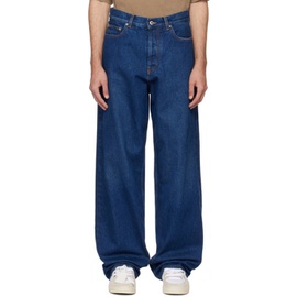 오프화이트 Off-White Blue Arr Tab Jeans 241607M186003