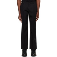 오프화이트 Off-White Black Formal Varsity Trousers 241607M191001