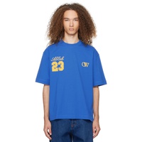 오프화이트 Off-White Blue OW 23 Skate T-Shirt 241607M213031