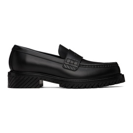 오프화이트 Off-White Black Military Loafers 241607M231002