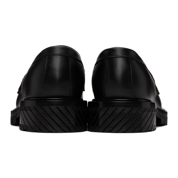  오프화이트 Off-White Black Military Loafers 241607M231002