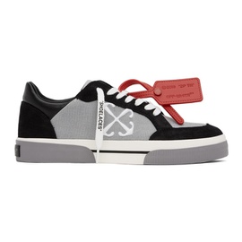 오프화이트 Off-White Gray & Black New Low Vulcanized Sneakers 241607M237007