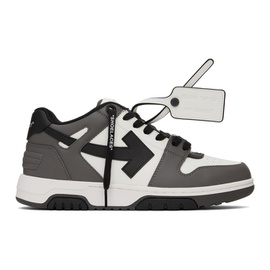 오프화이트 Off-White Gray & White Out Of Office Sneakers 241607M237022