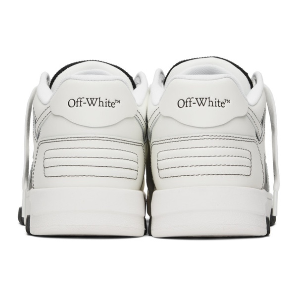  오프화이트 Off-White Black & White Out Of Office Sneakers 241607M237024