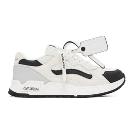 오프화이트 Off-White White & Black Kick Off Sneakers 241607M237033