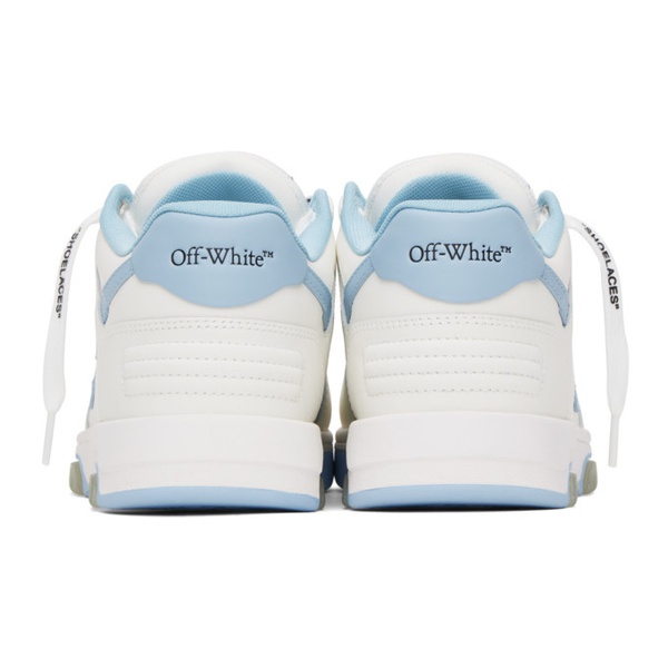  오프화이트 Off-White White & Blue Out Of Office Sneakers 241607M237048