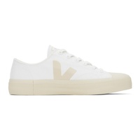 베자 VEJA White Wata II Low Canvas Sneakers 241610M237088