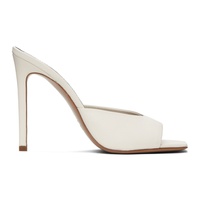 Paris Texas White Stiletto Heeled Sandals 241616F125017