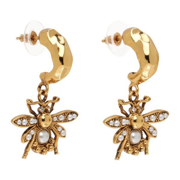  에르뎀 Erdem Gold Bee Earrings 241641F022000