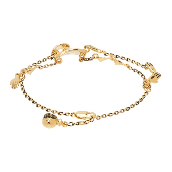  르메르 LEMAIRE Gold Estampe Bracelet 241646F020000