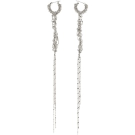 르메르 LEMAIRE Silver Tangle Long Earrings 241646F022003
