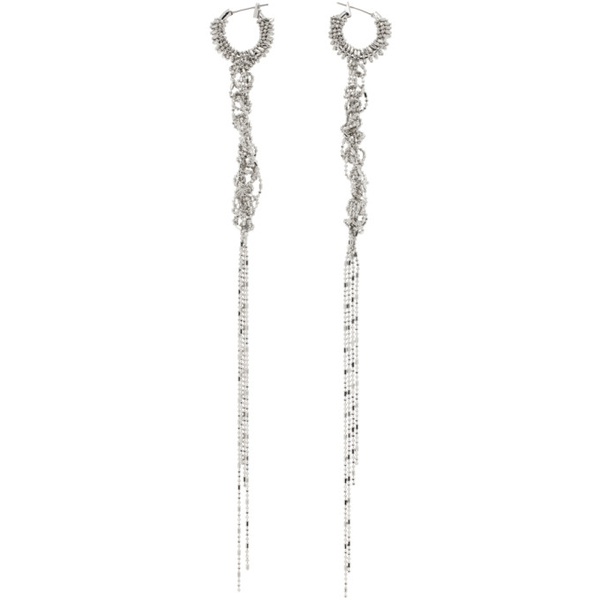  르메르 LEMAIRE Silver Tangle Long Earrings 241646F022003
