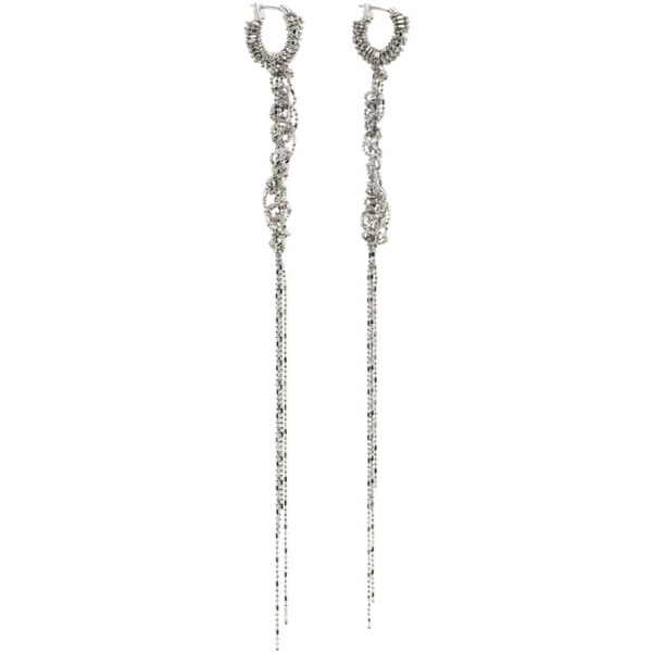 르메르 LEMAIRE Silver Tangle Long Earrings 241646F022003