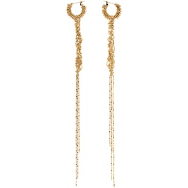 르메르 LEMAIRE Gold Tangle Long Earrings 241646F022004
