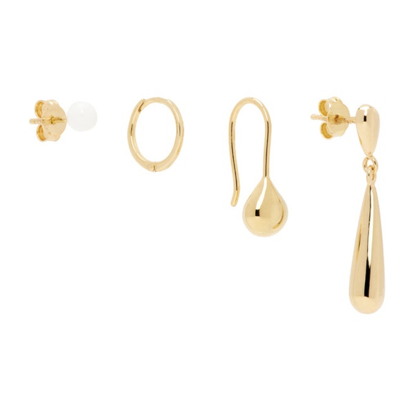  르메르 LEMAIRE Gold Piercings Earrings Set 241646F022005