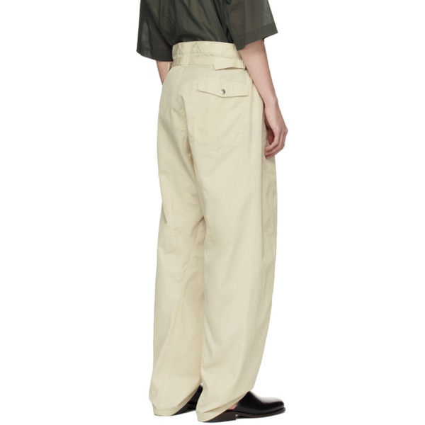  르메르 LEMAIRE Gray 3D Trousers 241646M191007