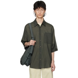 르메르 LEMAIRE Gray Double Pocket Shirt 241646M192011