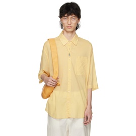 르메르 LEMAIRE Yellow Double Pocket Shirt 241646M192012