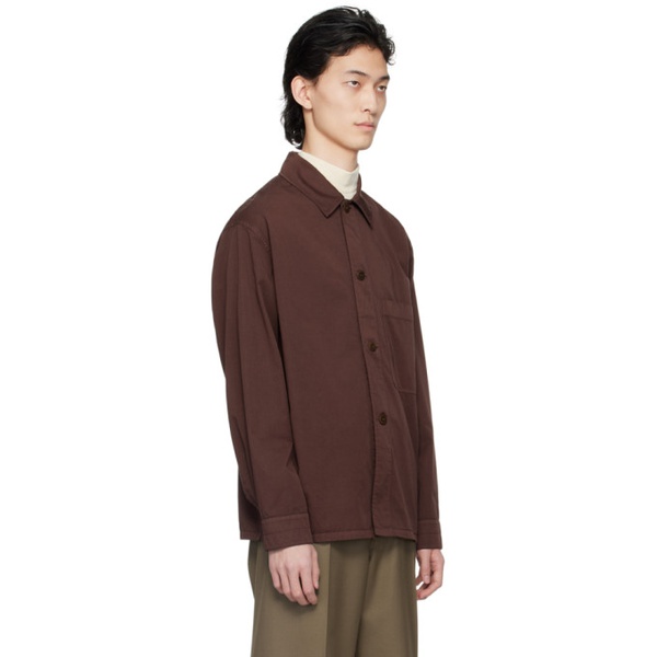  르메르 LEMAIRE Brown Pyjama Shirt 241646M192023