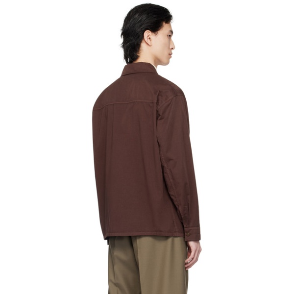  르메르 LEMAIRE Brown Pyjama Shirt 241646M192023