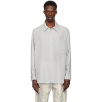 르메르 LEMAIRE Gray Double Pocket Shirt 241646M192028