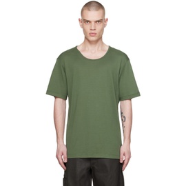 르메르 LEMAIRE Green Rib T-Shirt 241646M213010