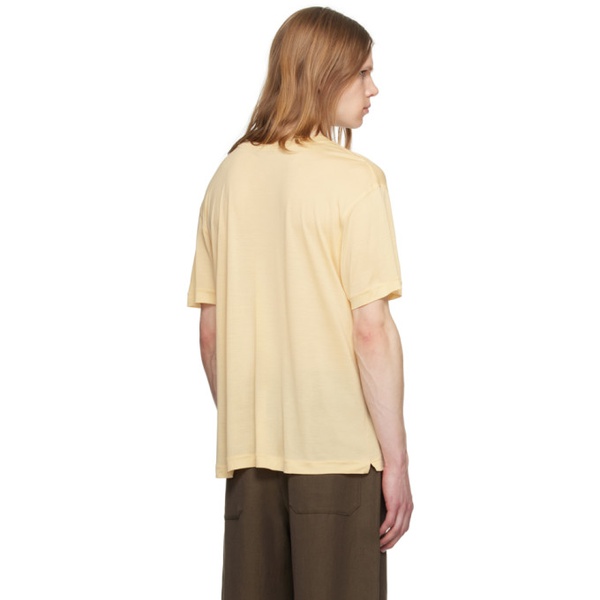  르메르 LEMAIRE Orange Soft T-Shirt 241646M213013