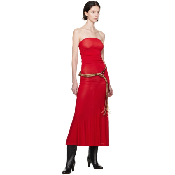  팔로마울 Paloma Wool Red Moebius Midi Dress 241648F092011