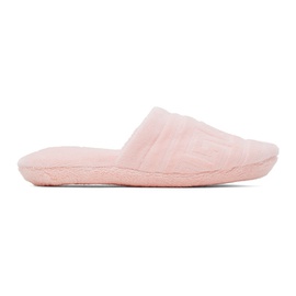 베르사체 언더웨어 베르사체 Versace Underwear Pink Greca Slippers 241653F121007